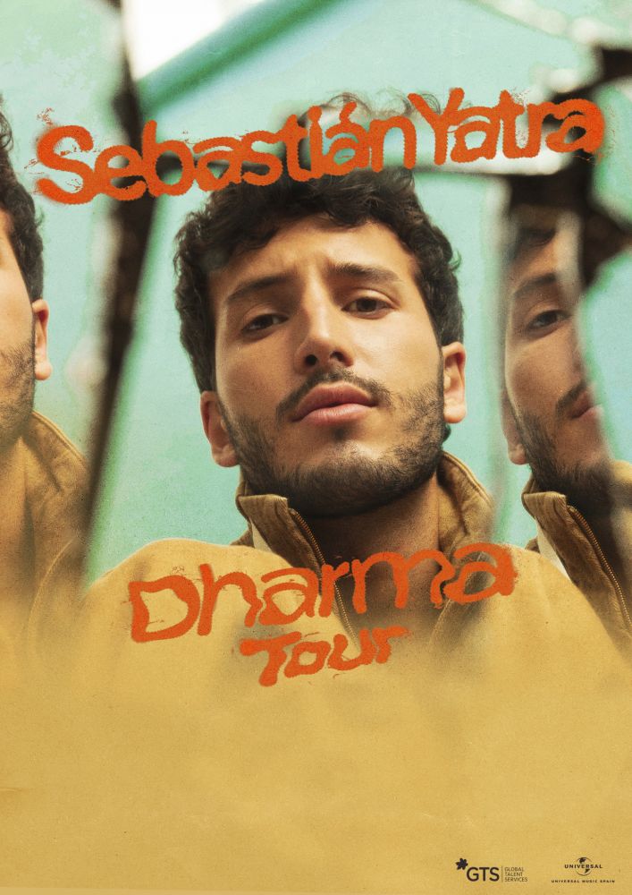 Imaxe promocional do cartel da xira internacional de Sebastián Yatra