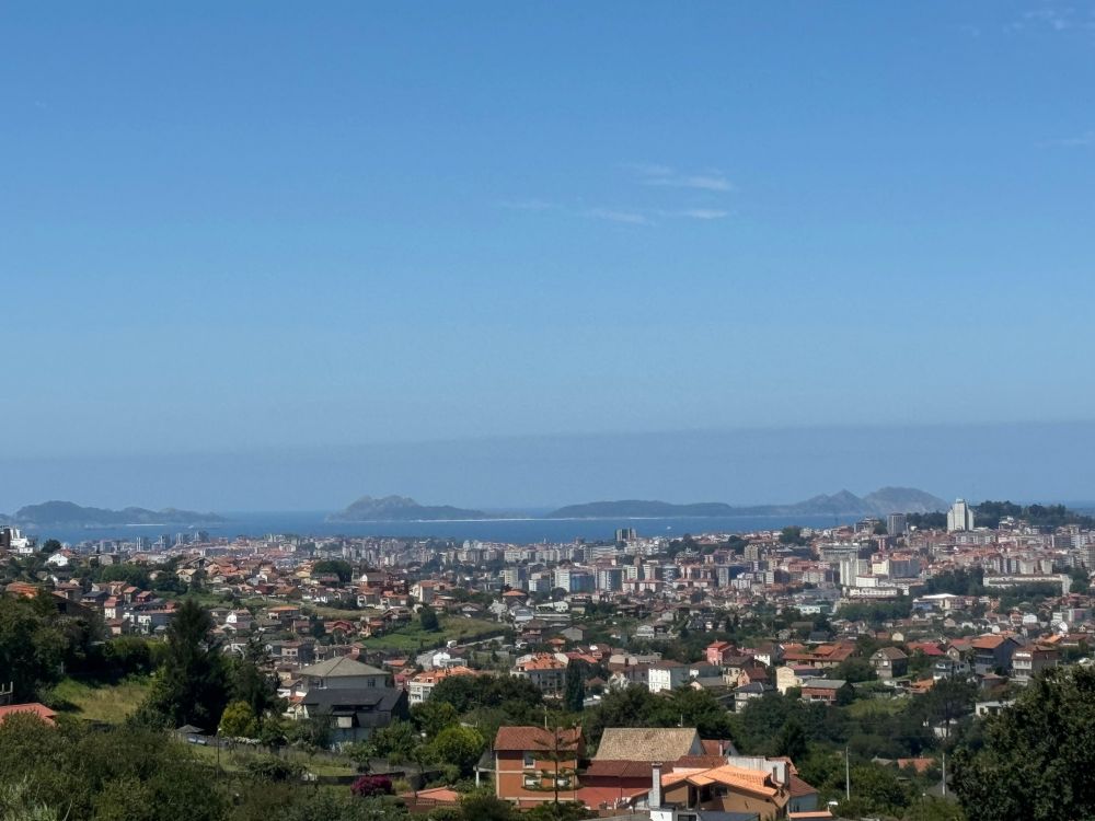 Panorámica da cidade desde Cabral