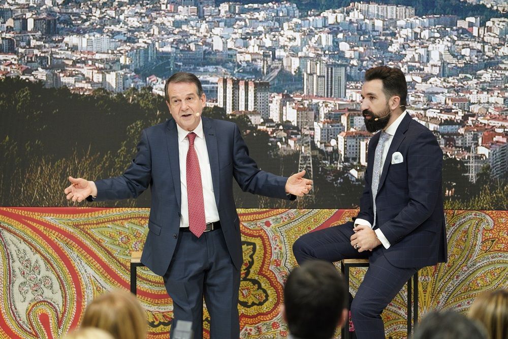 Abel Caballero e Miguel Lago, na presentación de Vigo en FITUR en xaneiro de 2020