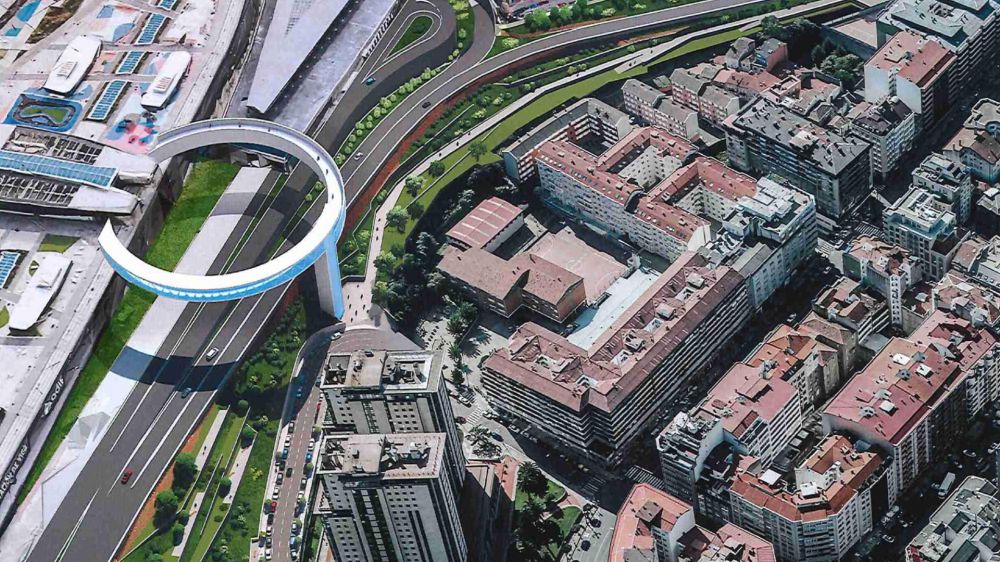 Exemplo do proxecto pensado para a zona do Halo