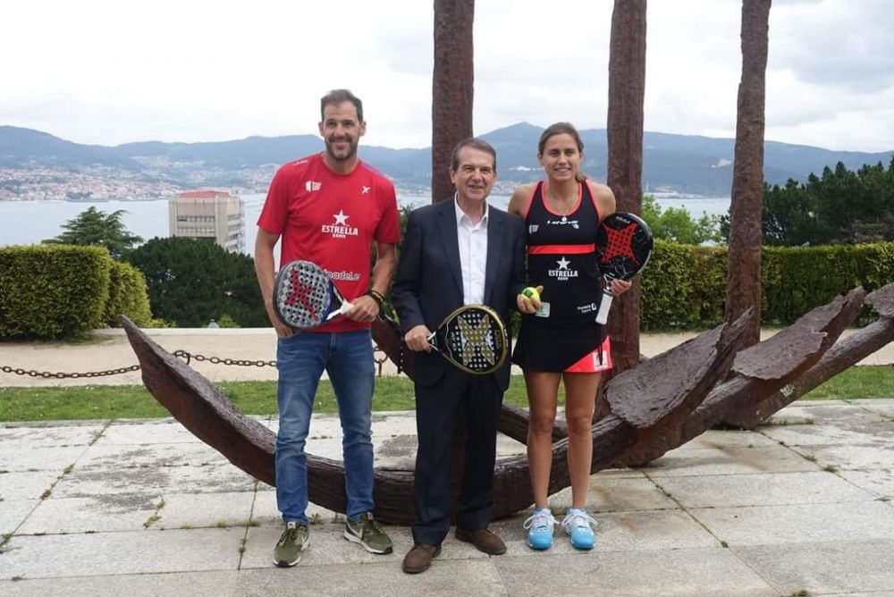 O alcalde presentou a edición de 2019 do WPT en Vigo con Cecilia Reiter e Juan Martín Díaz