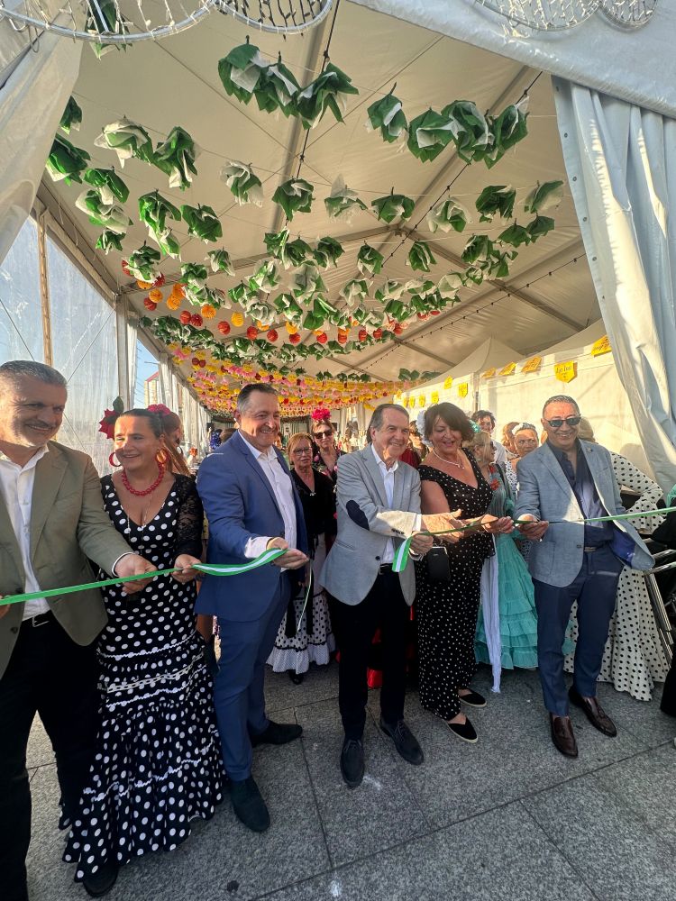 O alcalde na inauguración da Feira de Abril de Vigo deste ano 2026