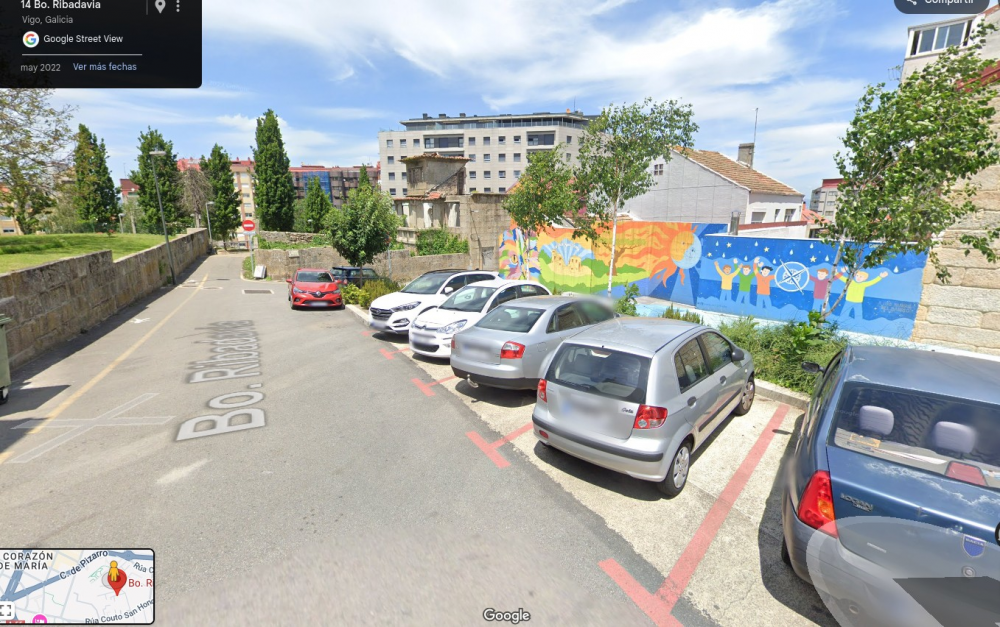 Rehabilitación do mural do Barrio de RIbadavia