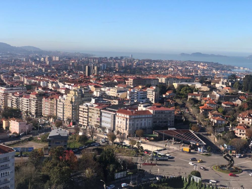 Imaxe panorámica de Vigo
