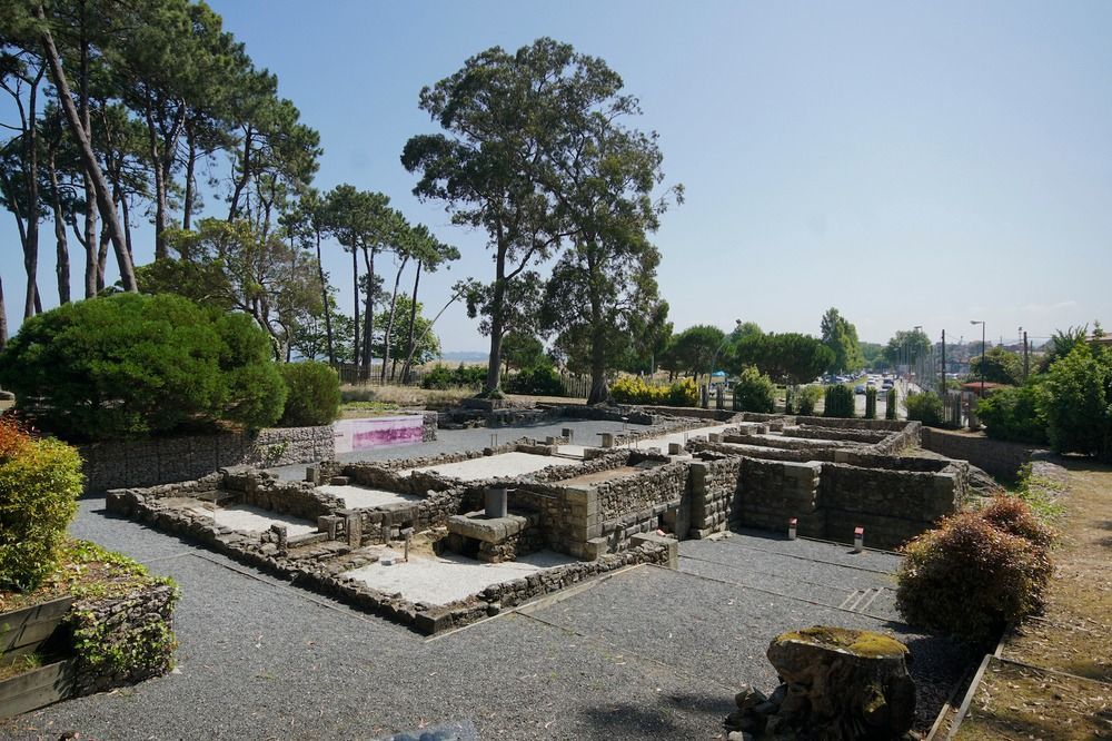 Vista da Vila romana de Toralla