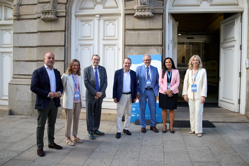 Foto de familia antes do acto inaugural do congreso