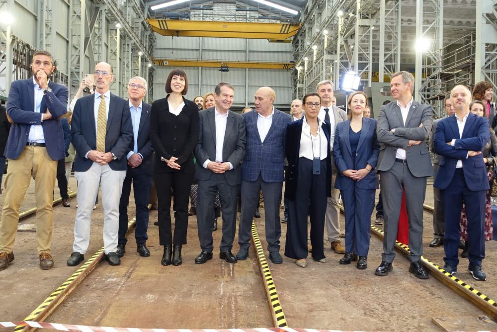 Arquivo: Visita institucional a Estaleiro Armón Vigo na construción dun buque ocenaográfico para o Ministerio de Ciencia