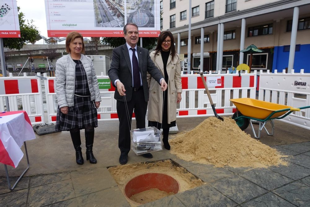 O alcalde no inicio da obra de humanización