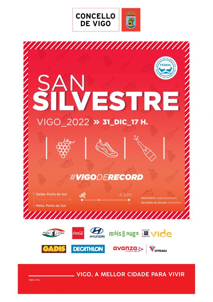 Cartel da San Silvestre de Vigo 2022