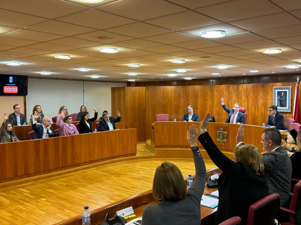 A corporación de Vigo na votación da aprobación provisional do PXOM