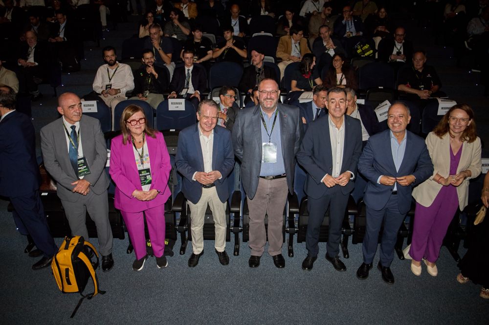 Foto de familia antes da inauguración do congreso