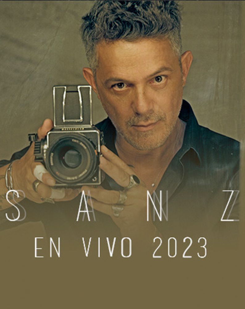 Cartel promocional do concerto de Alejandro Sanz