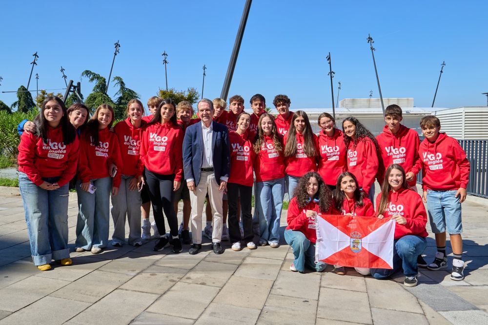 Alumnado do Colexio El Pilar